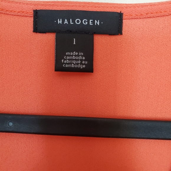 Halogen Coral Wrap Blouse - Picture 3 of 4